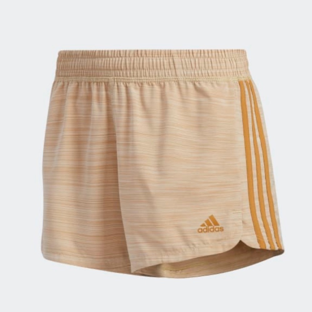 Adidas Pacer 3 stripes woven sport athletic shorts